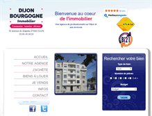 Tablet Screenshot of dijon-bourgogne-immobilier.com